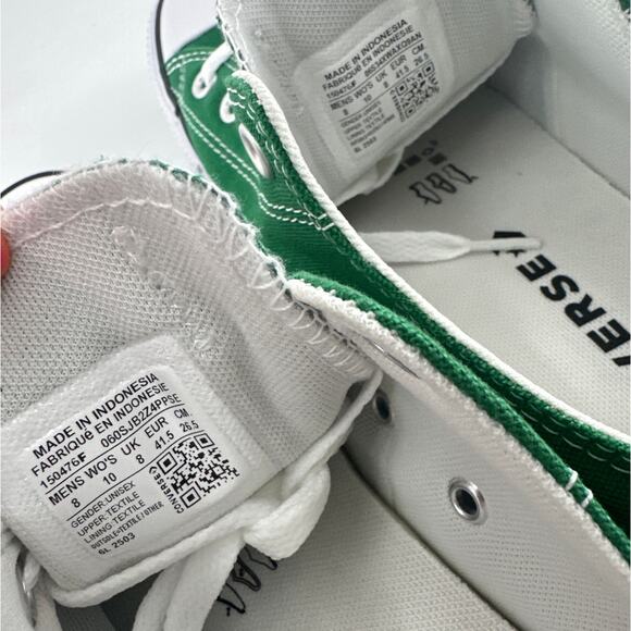 Converse Unisex Amazon Green Chuck Taylor All Star Classic Sneakers Size 8 - Picture 9 of 11